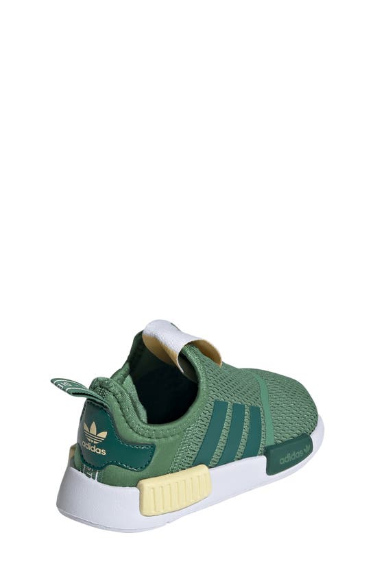 Shop Adidas Originals Nmd_360 Pull-on Sneaker In Preloved Green/ Green/ Yellow