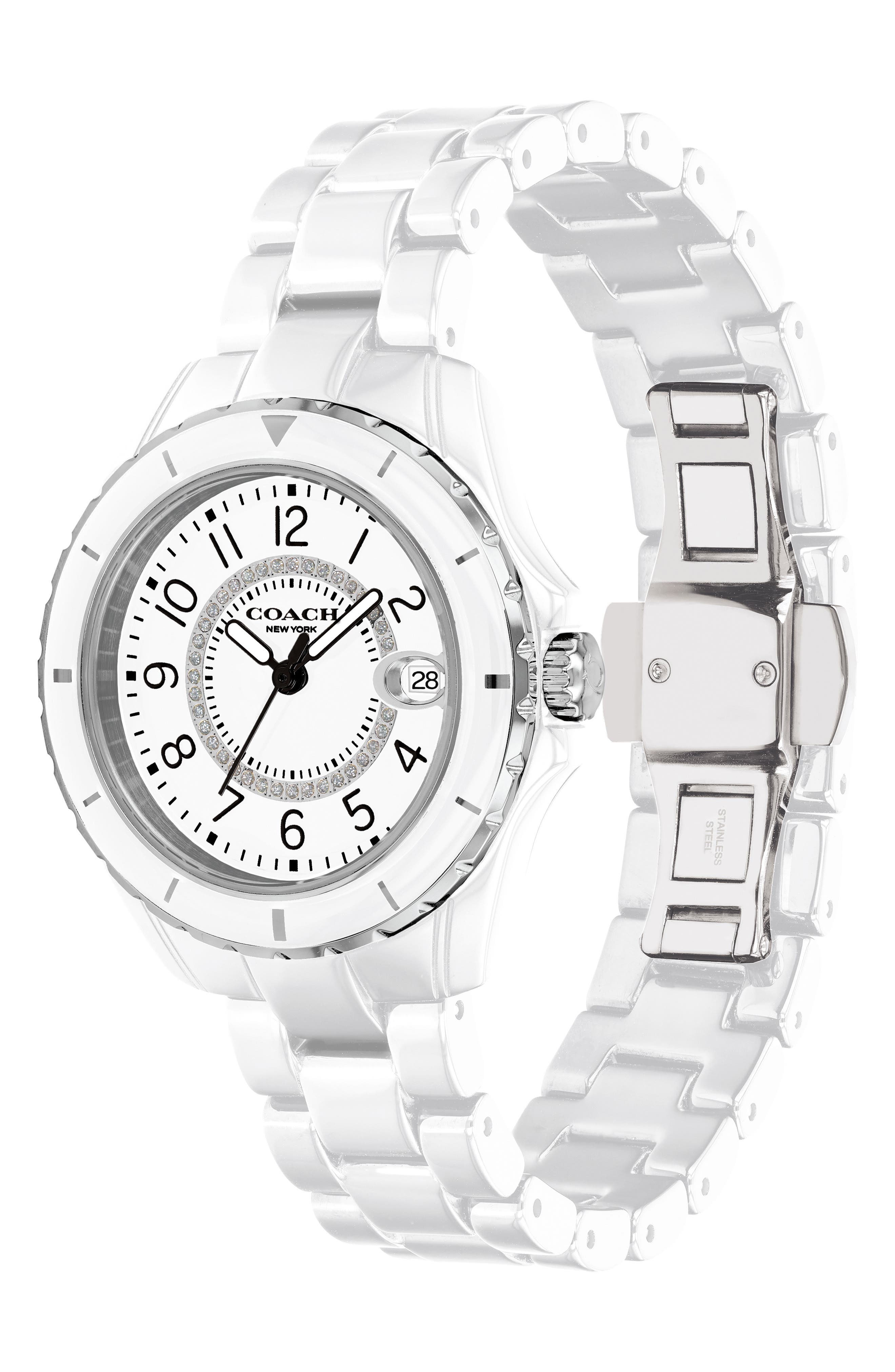 coach ceramic watch