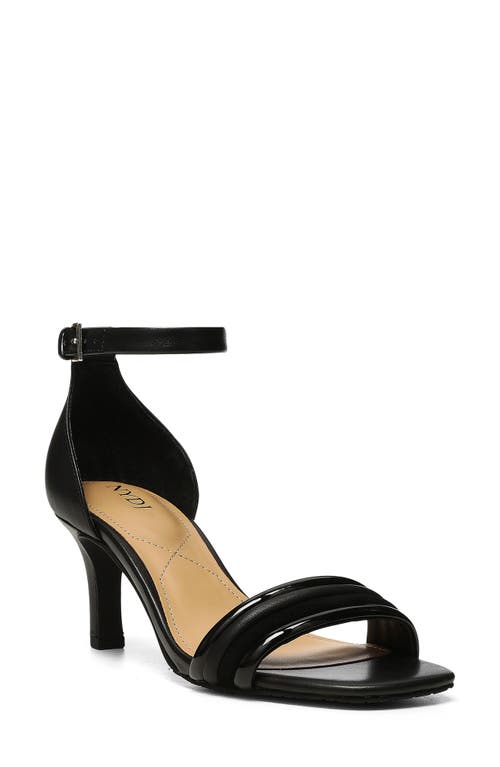 Addie Ankle Strap Sandal in Black