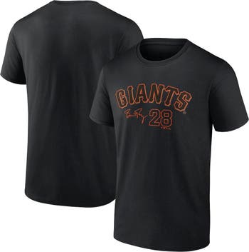 FANATICS Men's Fanatics Branded Buster Posey Black San Francisco Giants  Player Name & Number T-Shirt