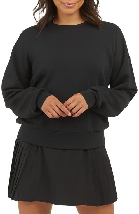 Spanx Air Essentials Dark Green Crewneck Knit Modal Sweater Dress size 2X  