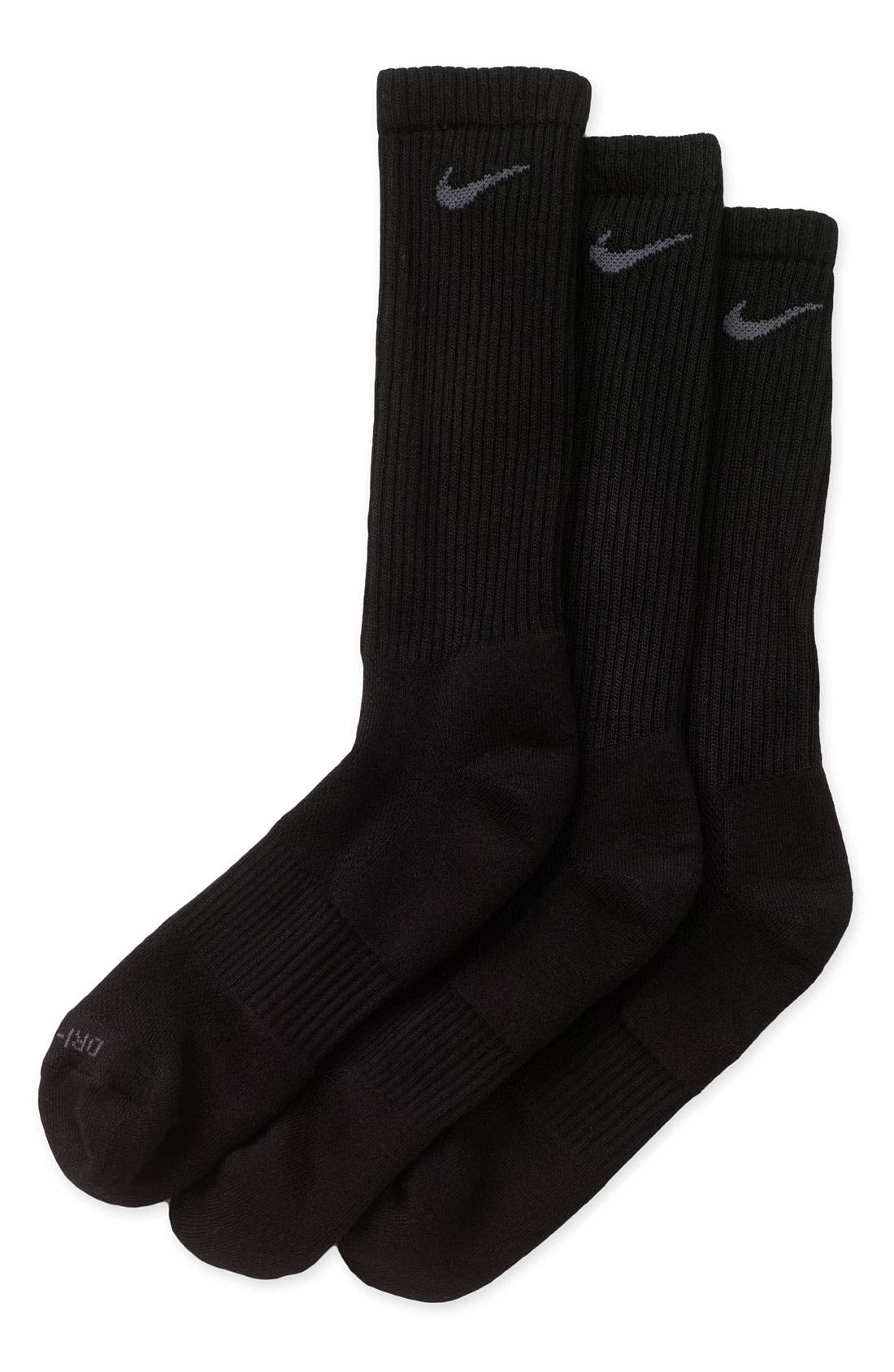 Nike DriFIT Crew Socks (3Pack) (Men) Only) Nordstrom