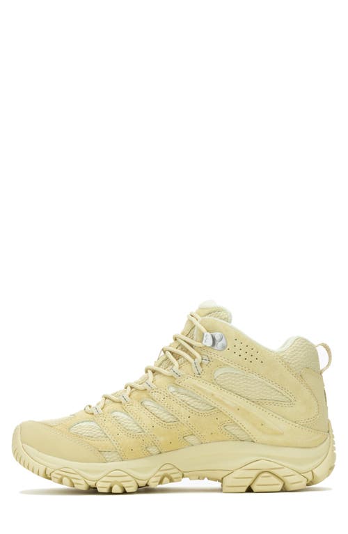 Merrell Moab 3 Mid Waterproof Hiking Shoe In Reed