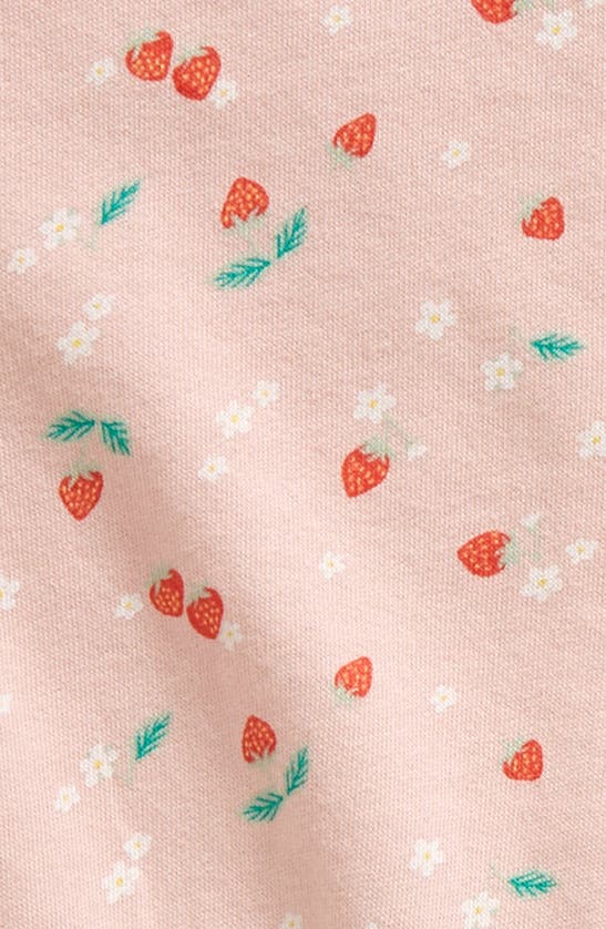 Shop Tucker + Tate Kids' Relaxed Fit Crewneck Sweatshirt & Leggings Set In Pink English Strawberry Flower