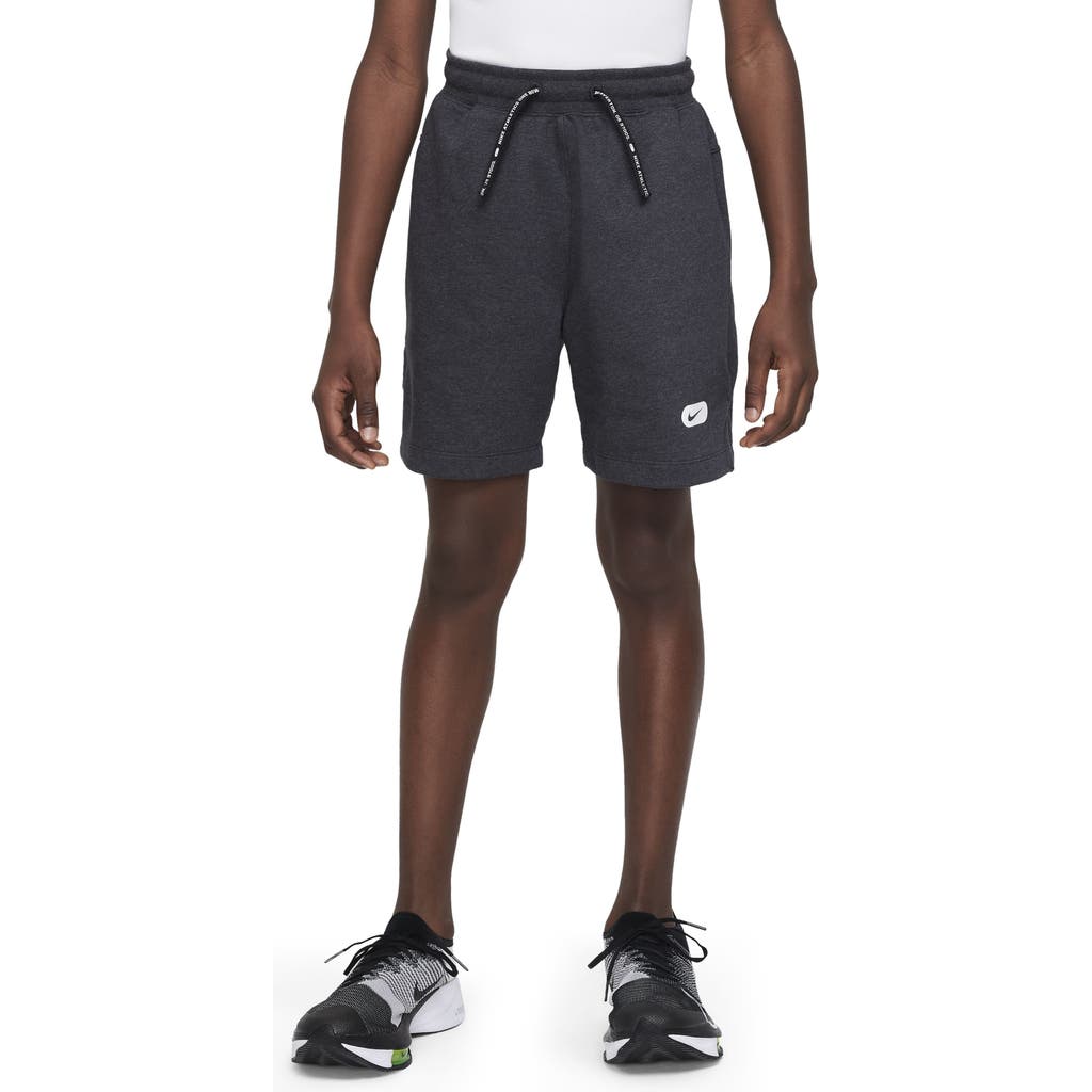 Nike Kids' Athletics Fleece Training Shorts In Black