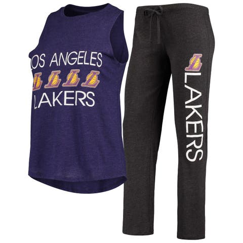 Men's Concepts Sport Purple/Black Los Angeles Lakers Big & Tall T-Shirt &  Shorts Sleep Set