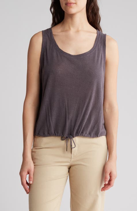 Lucky Brand Women's Blue Lace-Trim Tank Top – COUTUREPOINT