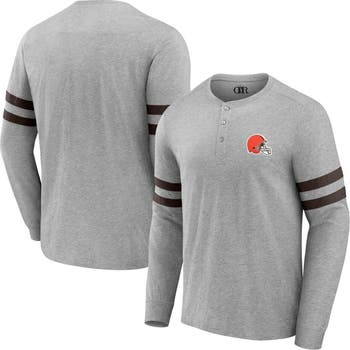 NFL, Tops, Nfl Team Apparel Cleveland Browns Long Sleeve T Shirt Size L  Brown
