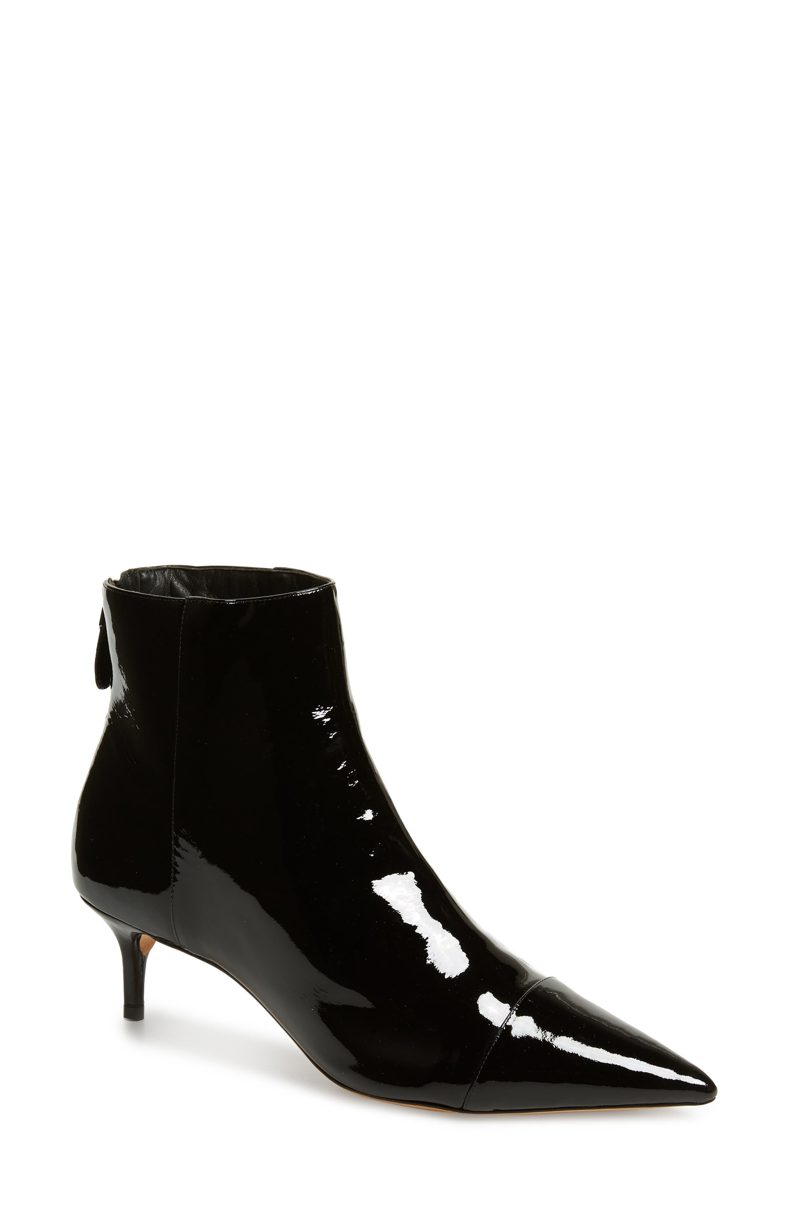 Alexandre Birman Kittie Pointy Toe Bootie, Black