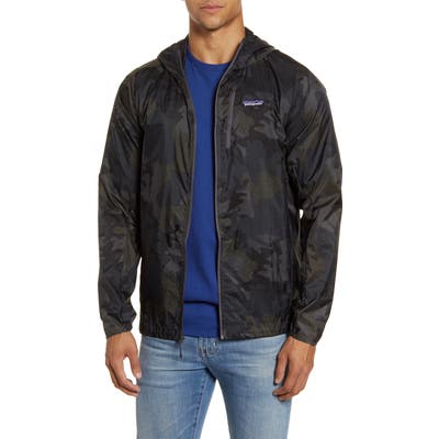 Patagonia Houdini Water Repellent Hooded Jacket, Grey