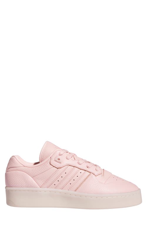 Shop Adidas Originals Adidas Rivalry Lux Low Top Basketball Sneaker In Pink/ivory/sandy Pink