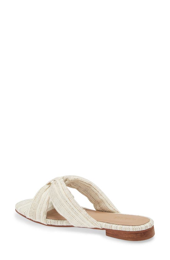 Shop Kaanas Pacifico Slide Sandal In Ivory