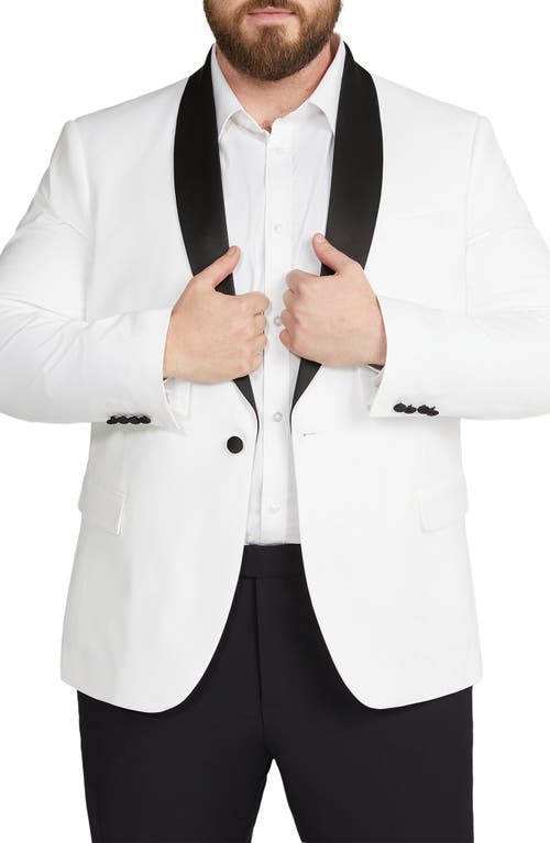 Johnny Bigg Pierce Tuxedo Suit Jacket in Ivory 