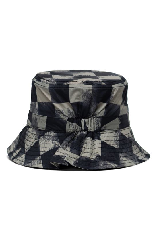 Shop Herschel Supply Co Beach Bucket Hat In Black Stencil Checker