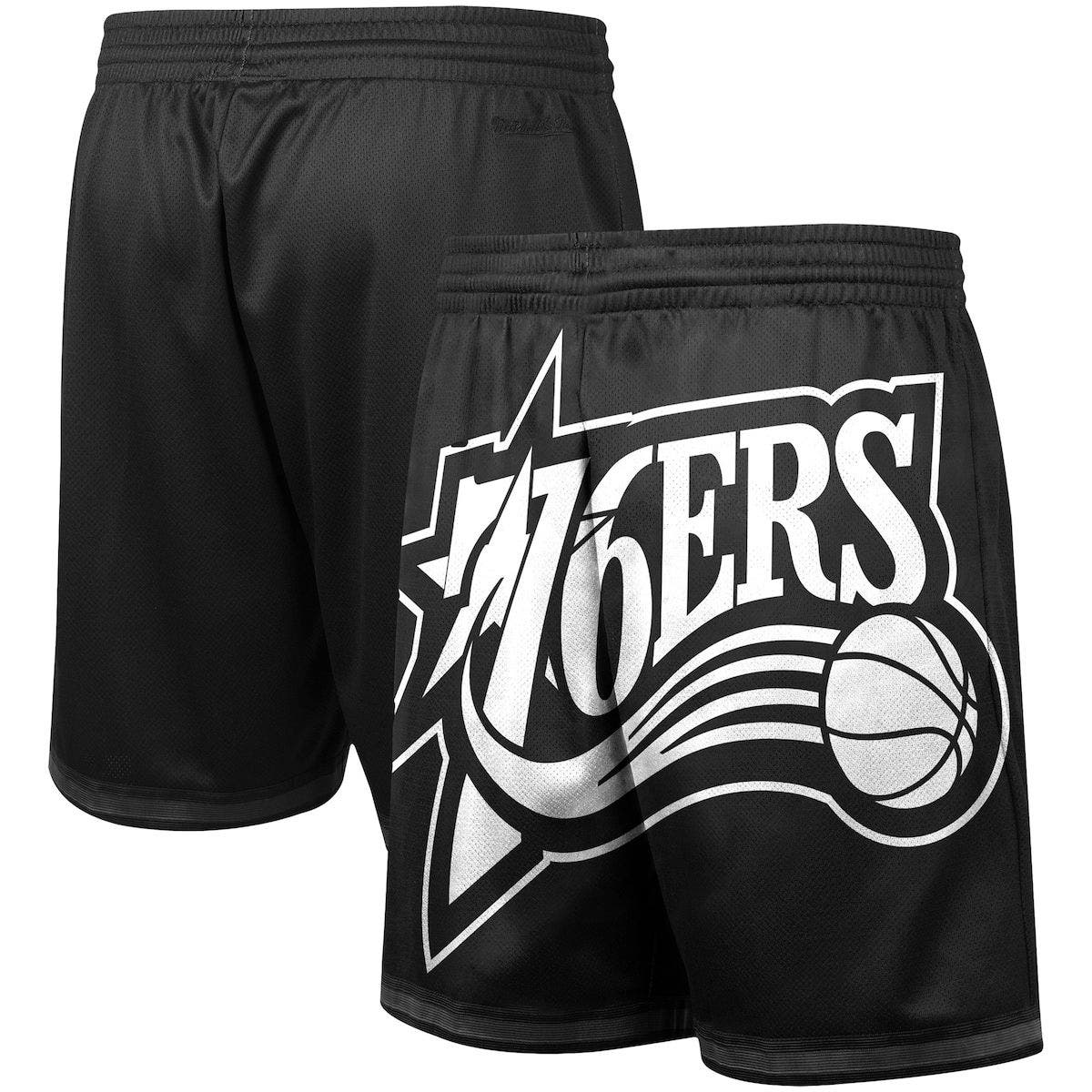 76ers black shorts