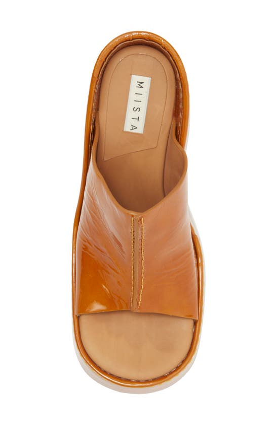 Shop Miista Rhea Platform Wedge Sandal In Brown