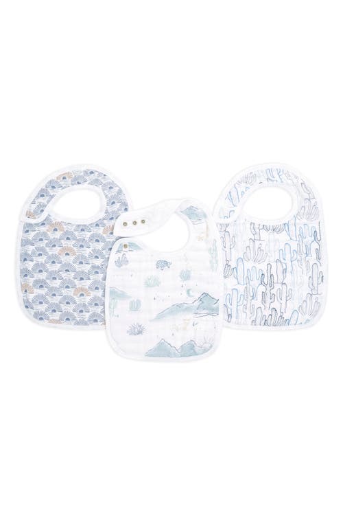 aden + anais 3-Pack Classic Snap Bibs in Sunrise