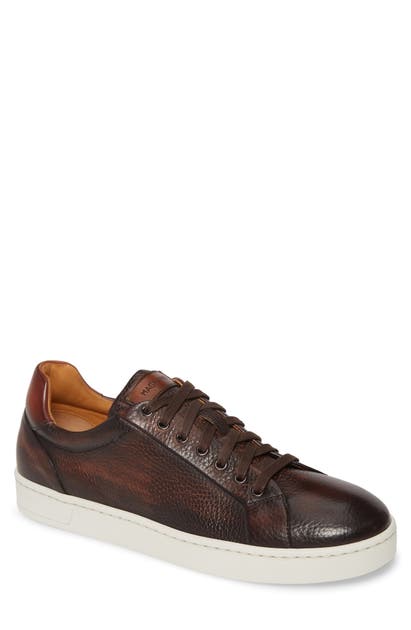 Magnanni Elonso Low Top Sneaker In Marrone Leather