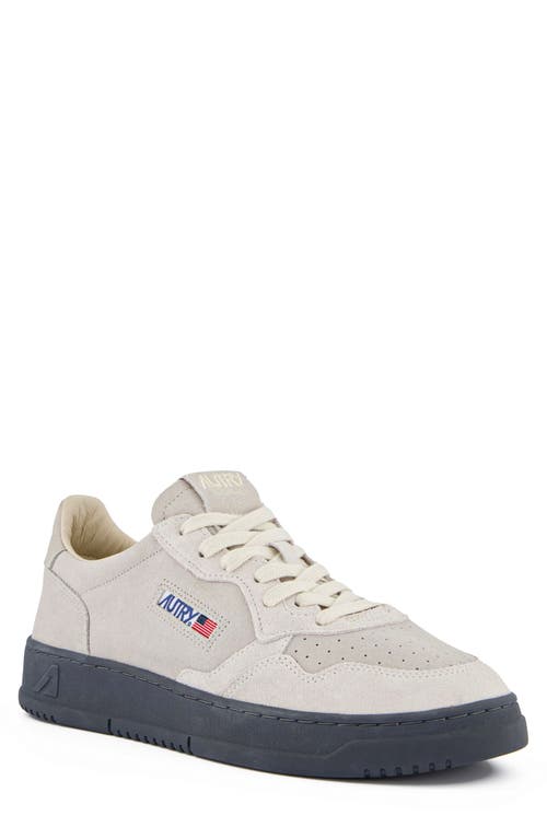 Shop Autry Medalist Low Sneaker In Mix/suede/white