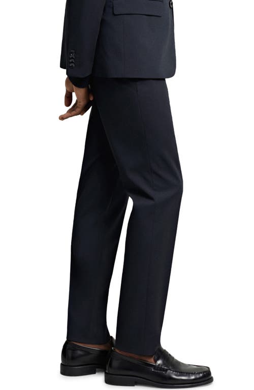 Mango Superslim Fit Suiting Pants In Navy