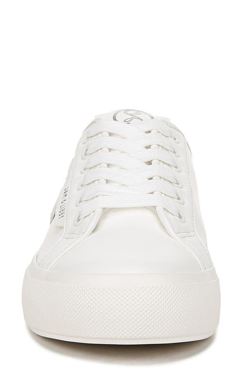 Sam & Libby Dina Platform Sneaker In White