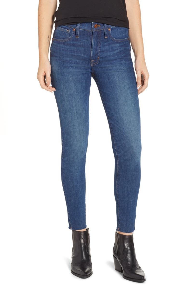Madewell 9-Inch Skinny Jeans Raw Hem Edition (Paloma) | Nordstrom