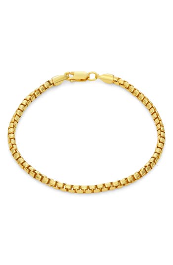 Fzn Box Chain Bracelet In Yellow
