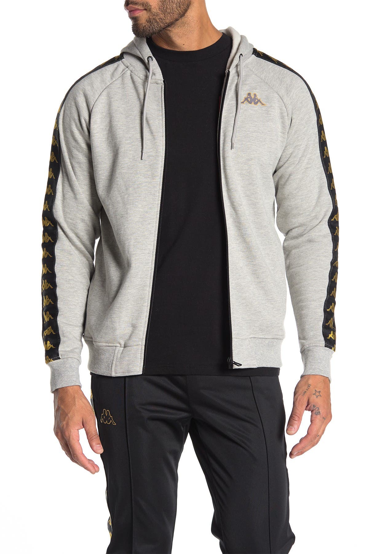 kappa zip hoodie