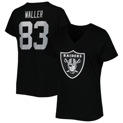 Women's Fanatics Branded Pink Las Vegas Raiders Millennial Spirit Jersey T-Shirt