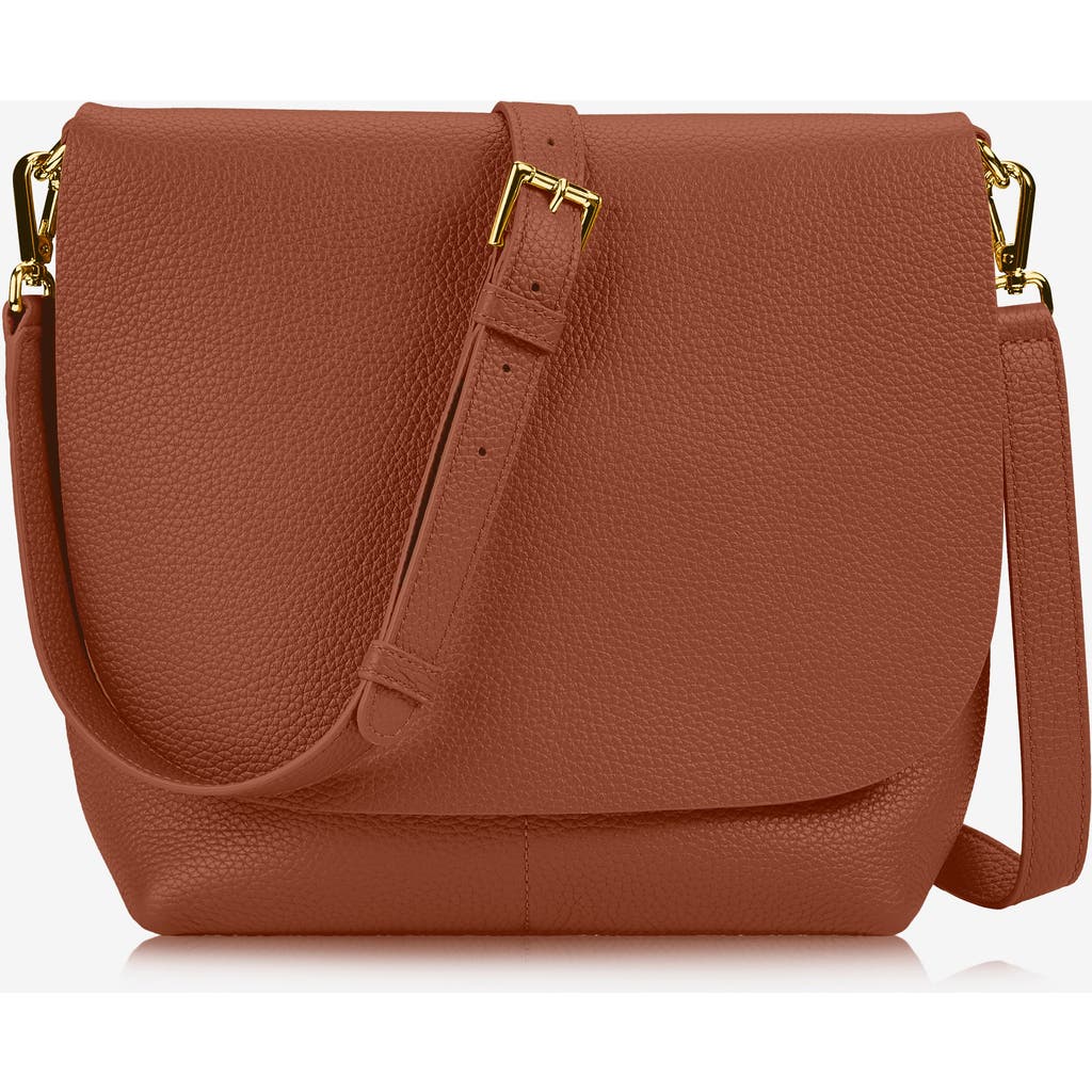 Gigi New York Andie Crossbody In Saddle