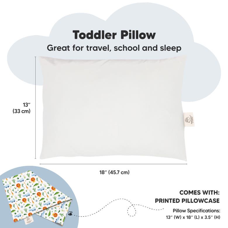 KEABABIES KEABABIES TODDLER PILLOW WITH PILLOWCASE 