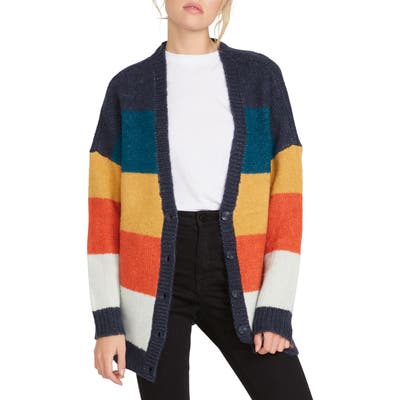 Volcom Fuzz Buster Cardigan, White