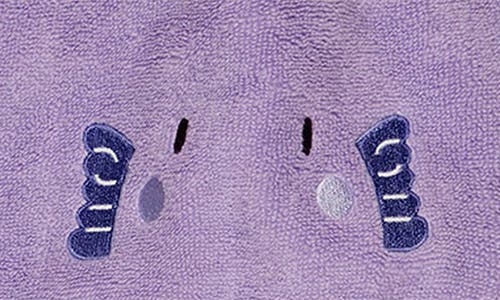 Shop Mori Kids' Hooded Towel In Lilac