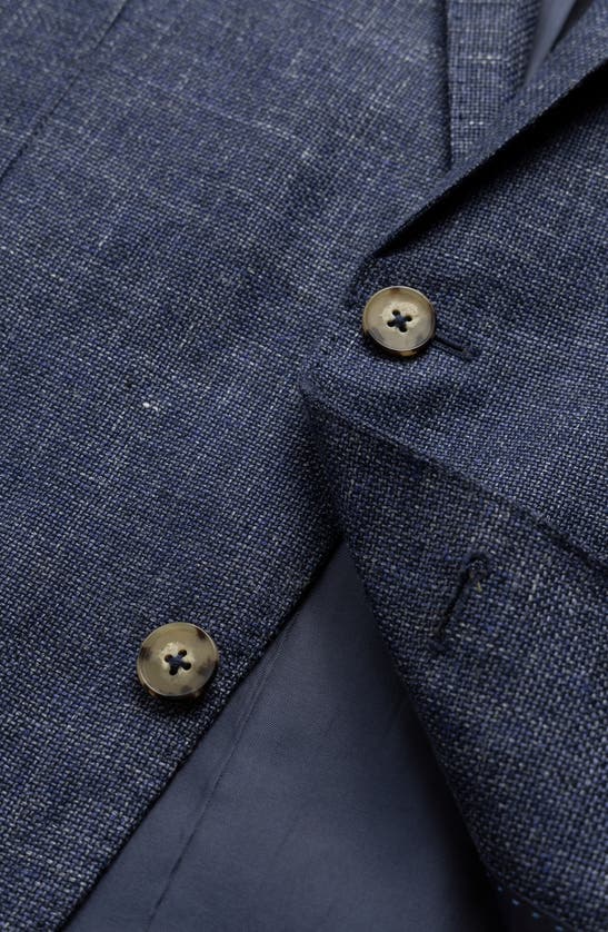 Shop Rodd & Gunn The Cascades Slub Linen & Wool Sport Coat In Bluestone