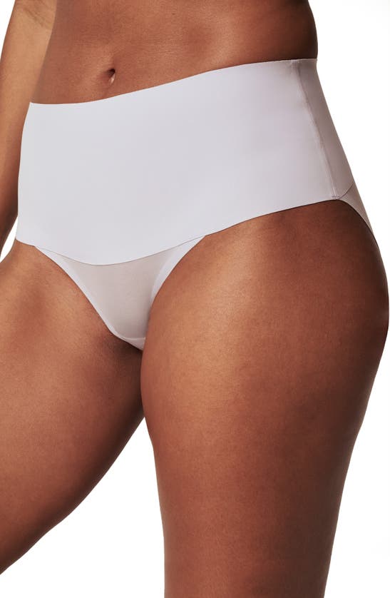Spanx Undie-tectable Thong In White In Light Orchid