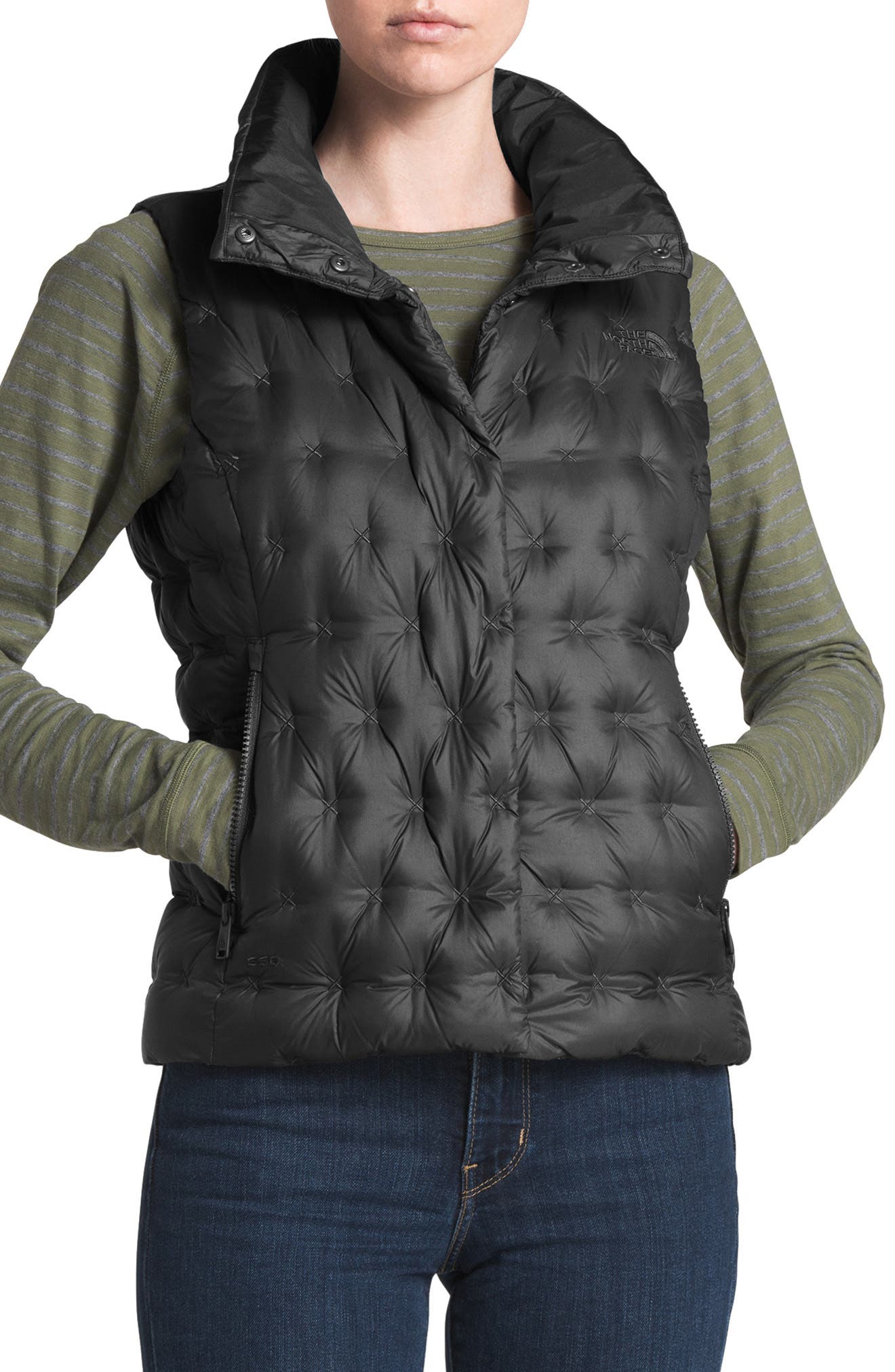 north face holladown vest