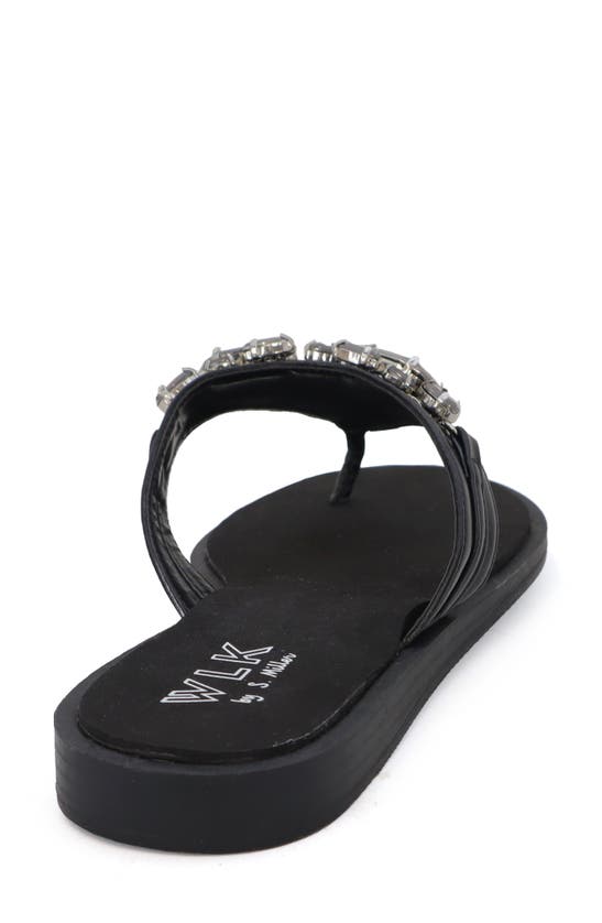 Wlk By S. Miller Myles Embellished Sandal In Black