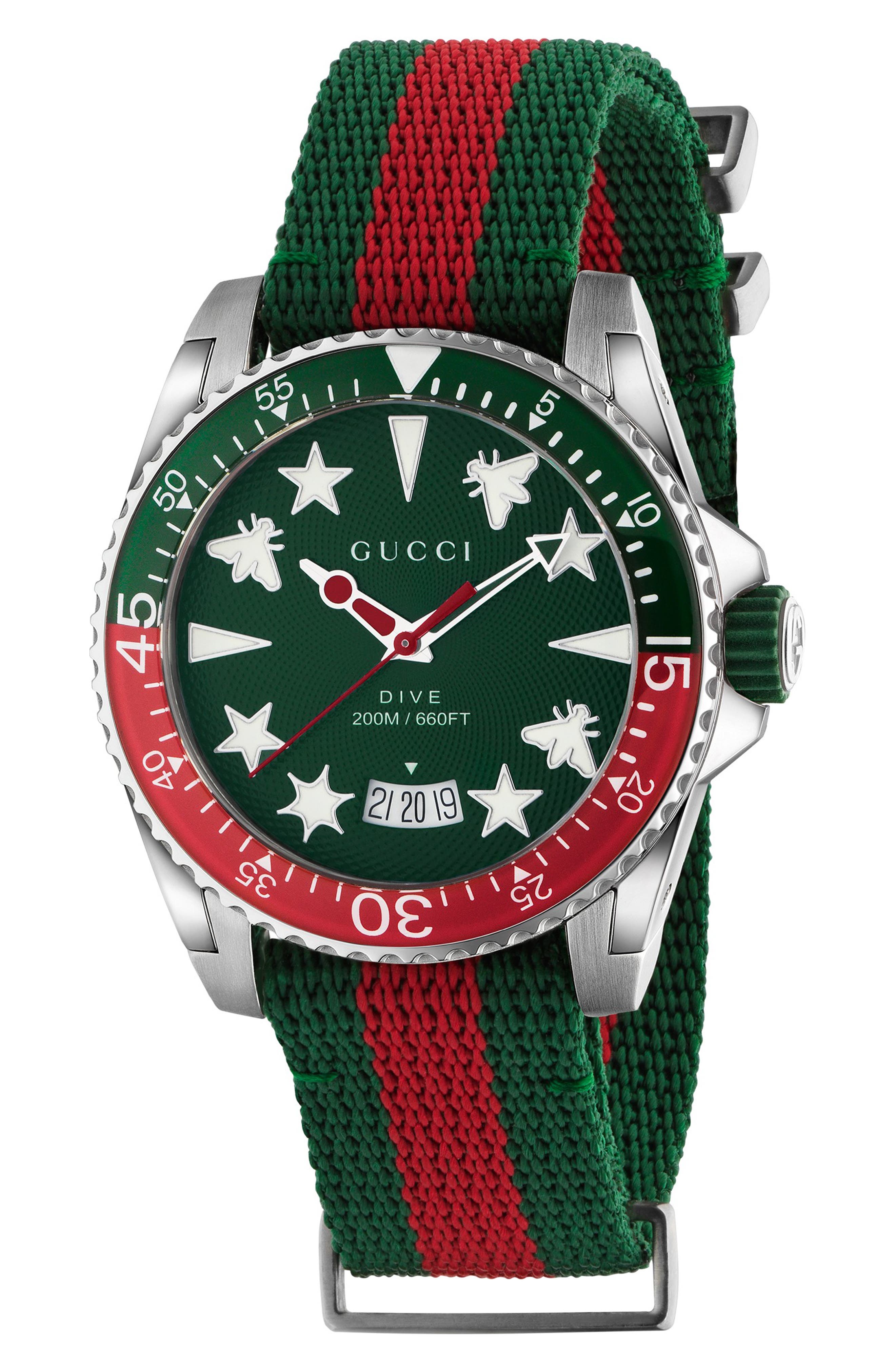 gucci dive watch strap