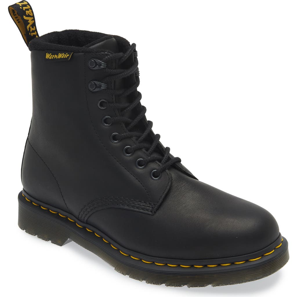 Dr. Martens' Dr. Martens 1460 Pascal Waterproof Fleece Lined Boot In Black