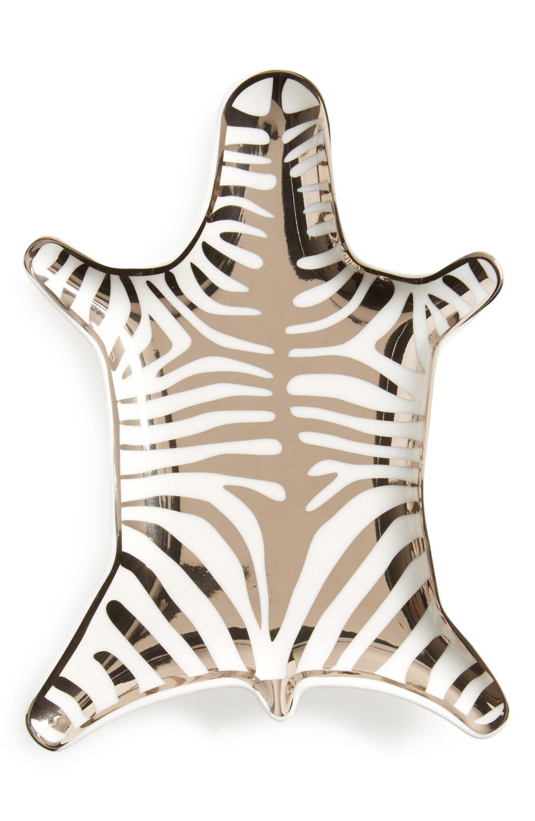 Jonathan Adler Metallic Porcelain Zebra Dish Nordstrom