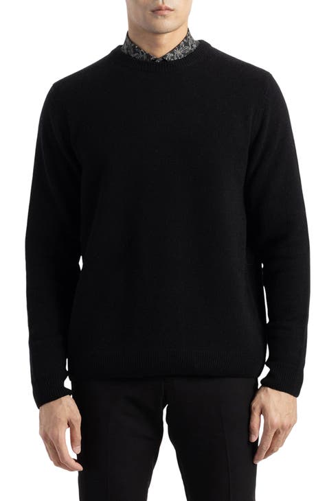 crew neck black sweater | Nordstrom