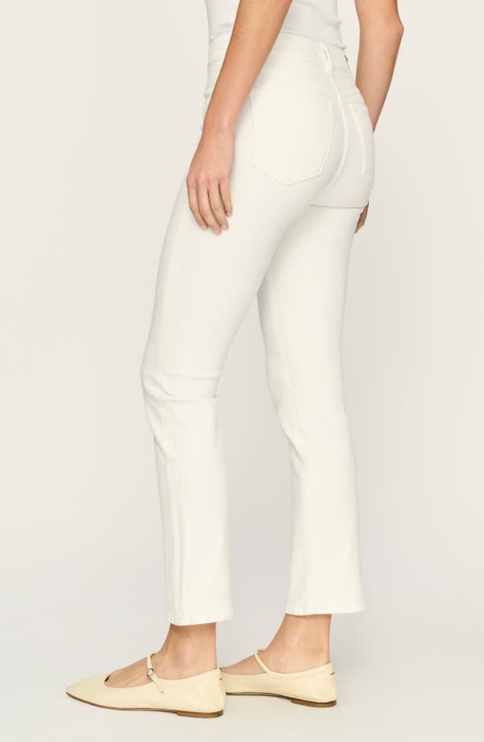 Dl1961 Mara Instasculpt Mid Rise Ankle Straight Leg Jeans In White