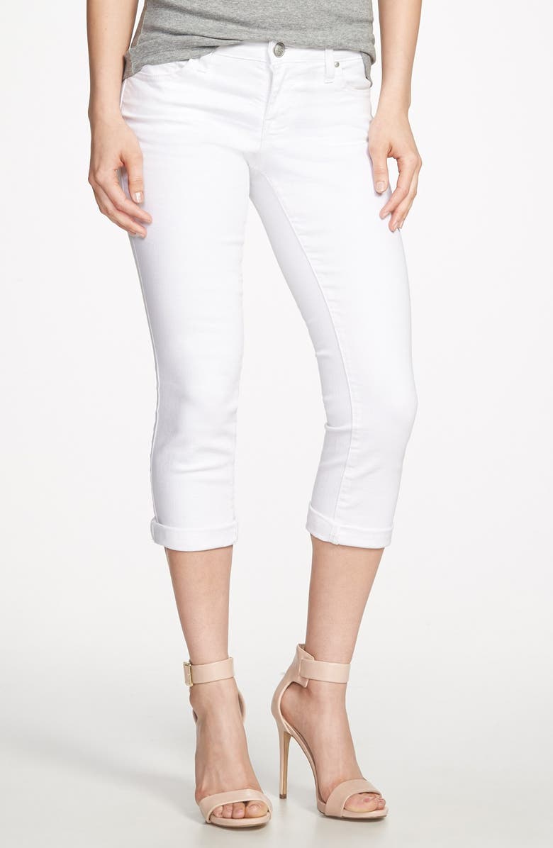 Jessica Simpson 'Roe Clamdiggers' Crop Jeans (White) | Nordstrom