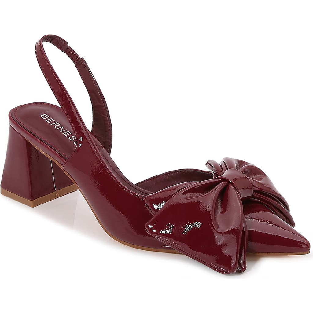 BERNESS BERNESS CYNTHIA POINTED TOE SLINGBACK PUMP