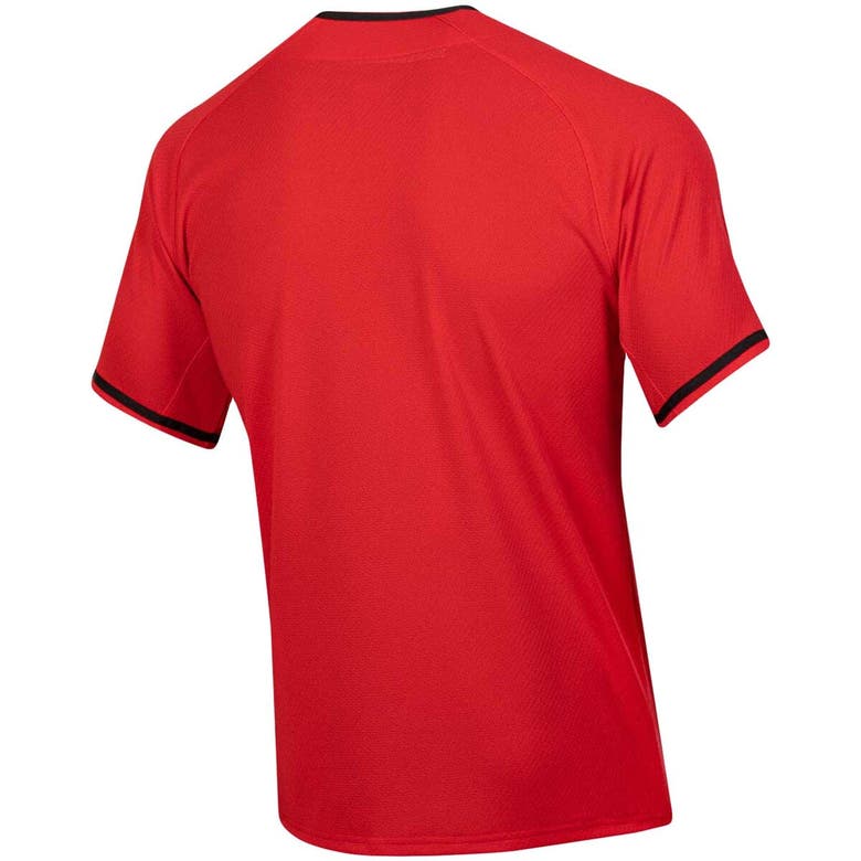 Shop Under Armour Red Texas Tech Red Raiders Softball V-neck Jersey