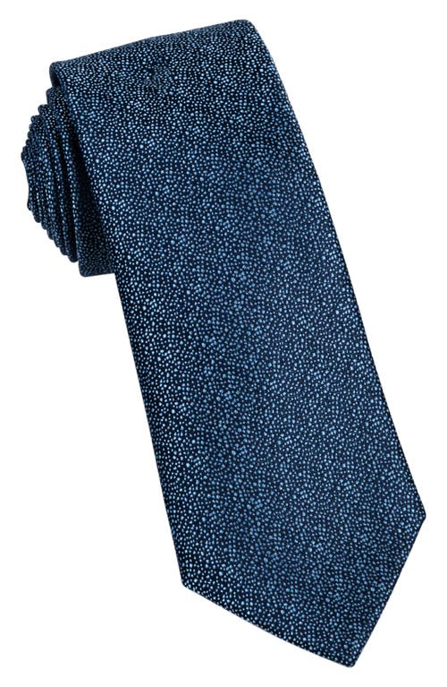 W. R.K Textured Silk Tie in Blue