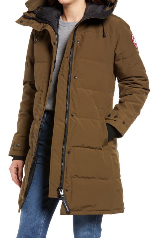 Canada Goose Women's Shelburne Water Resistant 625 Fill Power Down Parka in Military Green at Nordstrom, Size X-Small