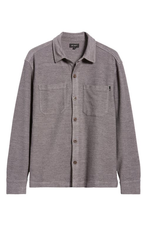 AG Elias Cotton Overshirt Phantom at Nordstrom,