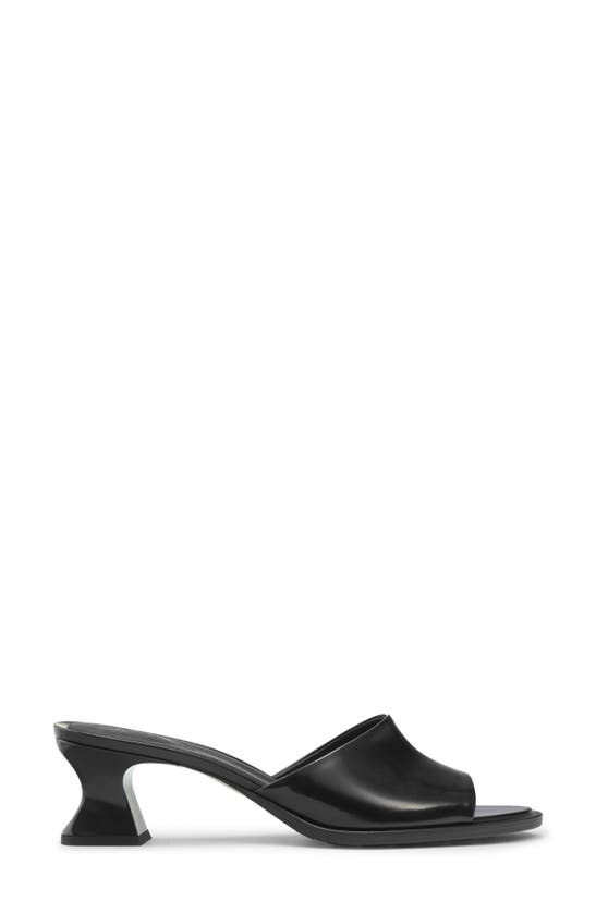 Shop Bottega Veneta Cha-cha Kitten Heel Slide Sandal In Black