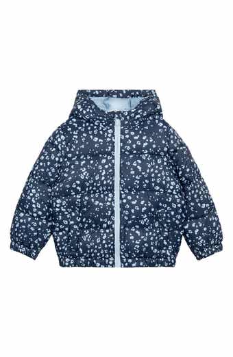 Save The Duck Kids' Leci Quilted Hooded Jacket
